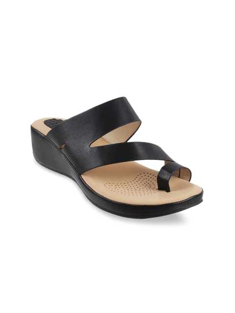 

Metro Women Black Solid Wedges