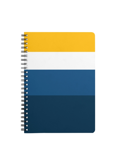 

Dailyobjects Sunrise Quad A5 Spiral Notebook 160 page, Multi