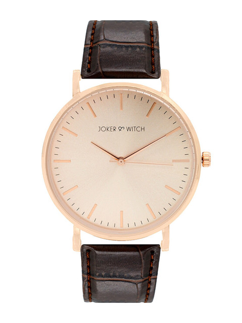 

JOKER & WITCH Men Rose Gold Analogue Watch AMWW355