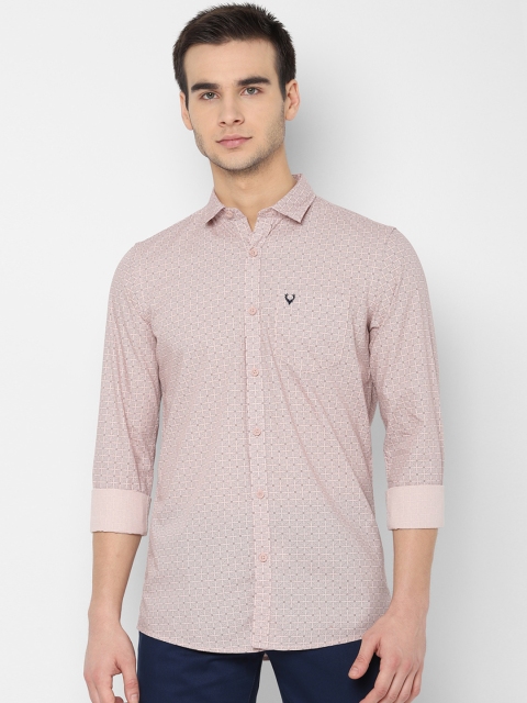 

Allen Solly Sport Men Pink Regular Fit Printed Casual Shirt