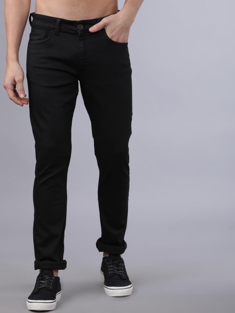 

Horsefly Men Black Slim Fit Mid-Rise Clean Look Stretchable Jeans
