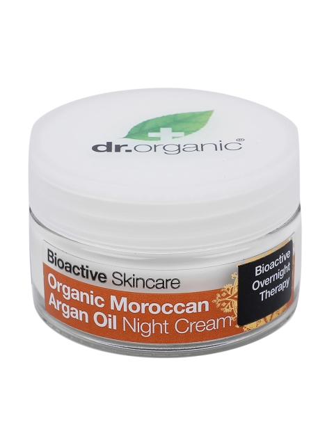 

dr.organic Bioactive Skincare Moroccan Argan Oil Night Cream 50 ml, Yellow
