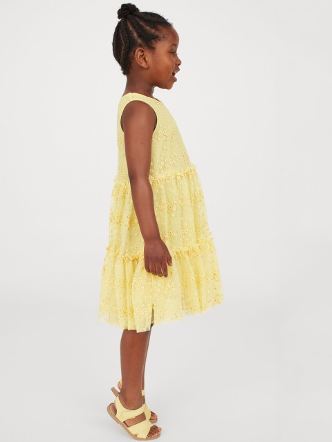 

H&M Girls Yellow Tulle dress