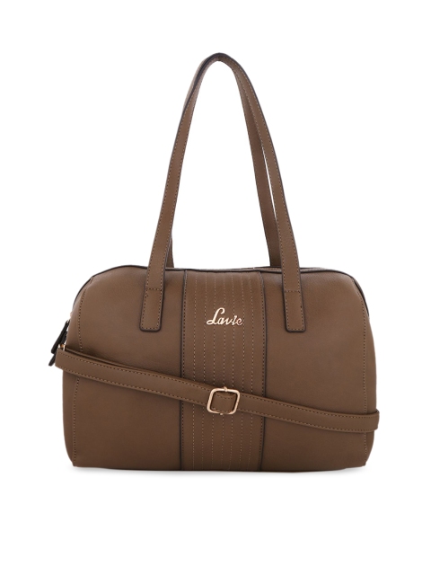 

Lavie Brown Solid Handheld Bag