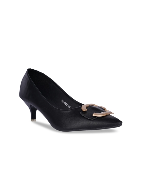 

MSC Women Black Embellished Pumps