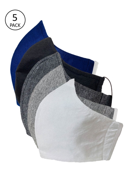 

Sera Unisex Pack of 5 Pcs Multicoloured Reusable 3-Ply Protective Outdoor Masks, Multi