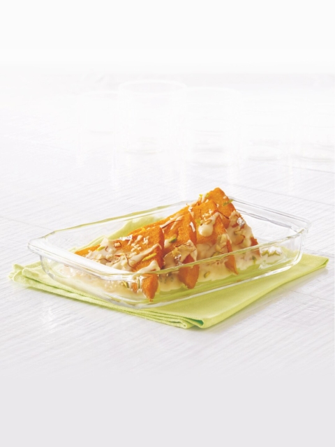 

BOROSIL Transparent Borosil Borosilicate Glass Rectangular Baking Dish Container