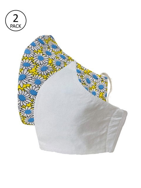 

Sera Unisex 2 Pcs 3 Ply Reusable Cloth Masks, Multi