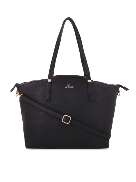 

Lavie Black Solid Shoulder Bag