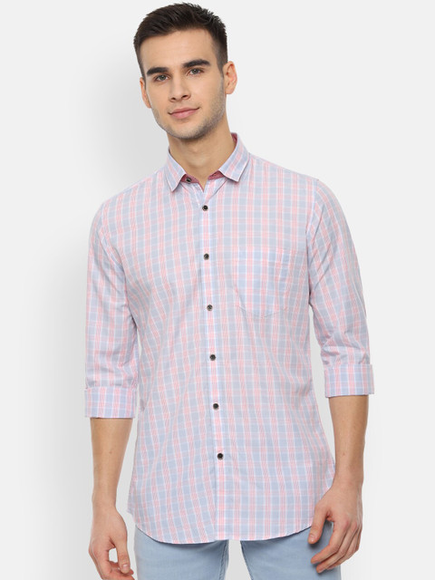 

Van Heusen Sport Men Grey Slim Fit Checked Casual Shirt