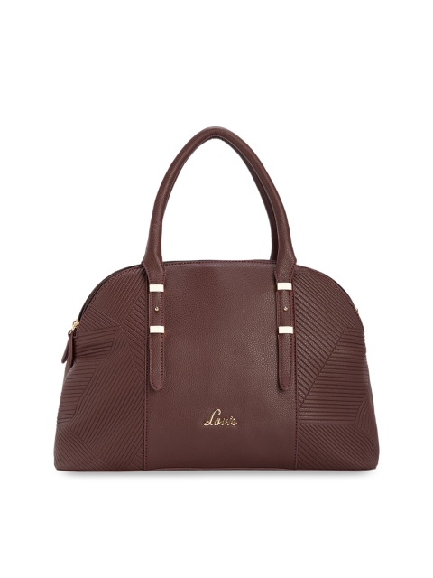 

Lavie Brown Textured Handheld Bag