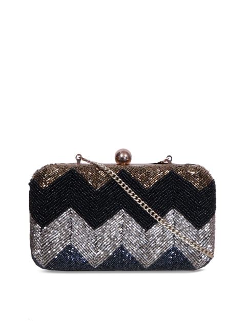 

Diwaah Multicoloured Embellished Box Clutch, Multi