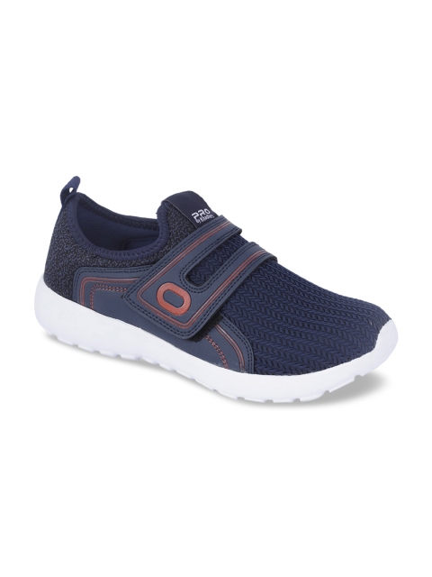 

Khadims Men Navy Blue Textile Running Shoes