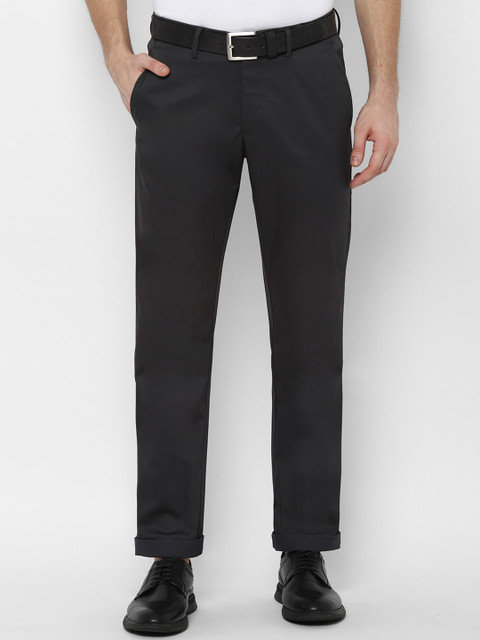 

Allen Solly Men Black Regular Fit Solid Formal Trousers