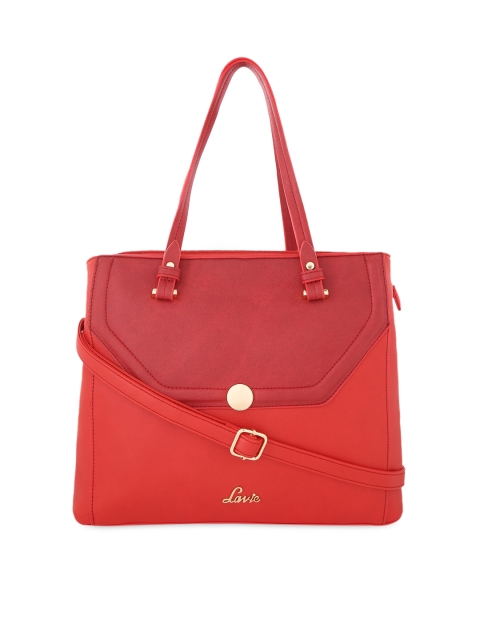 

Lavie Red Solid Shoulder Bag
