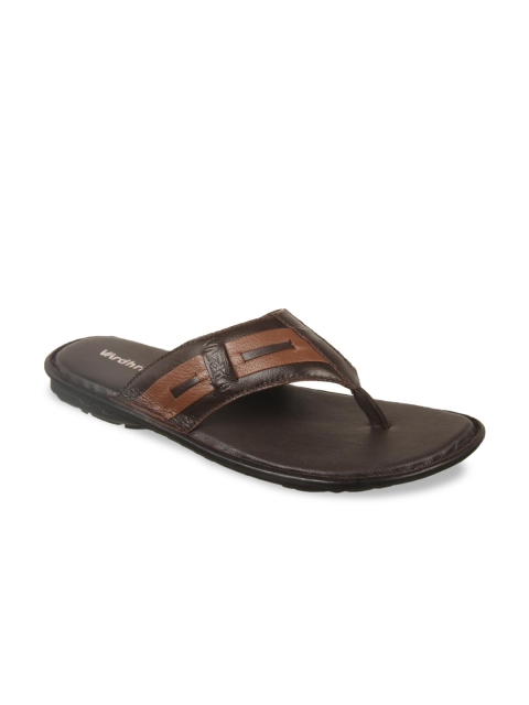 

Vardhra Men Brown Genuine Leather Comfort Sandals