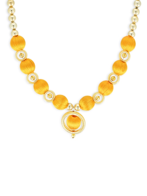 

AKSHARA Gold-Toned Handcrafted Necklace