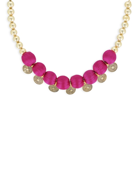 

AKSHARA Pink Chocker Necklace