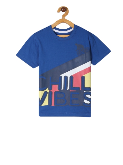 

Cherokee Boys Blue Printed Round Neck T-shirt