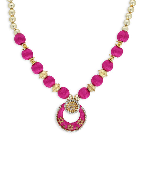 

AKSHARA Pink Chocker Necklace