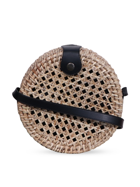 

Diwaah Beige Self Design Sling Bag