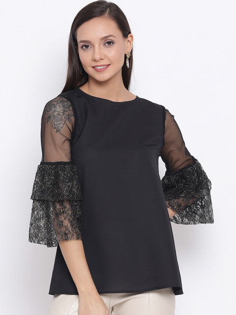

ALL WAYS YOU Women Black Solid Top