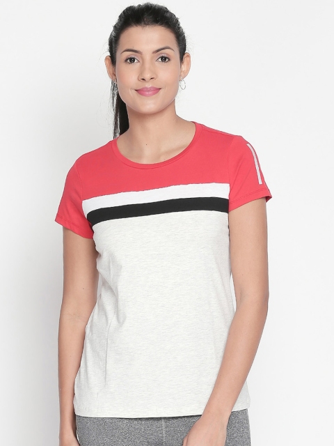 

Ajile by Pantaloons Women Orange Colourblocked Top