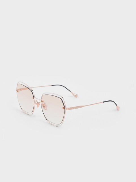 

CHARLES & KEITH Women Butterfly Sunglasses CK3-71280384, Orange