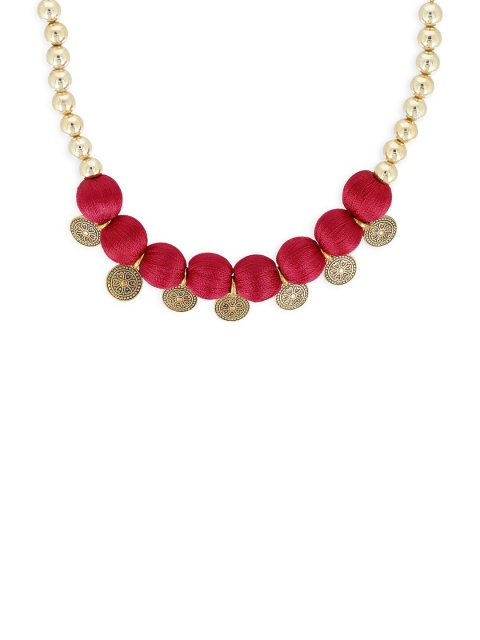 

AKSHARA Red Chocker Necklace