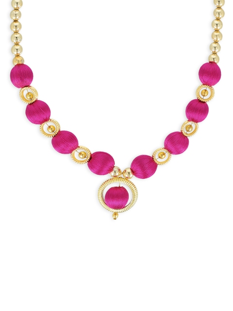 

AKSHARA Pink Chocker Necklace