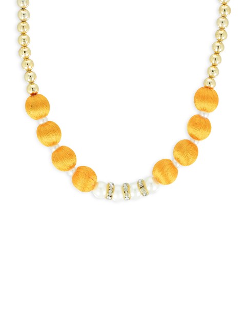 

AKSHARA Yellow Choker Necklace