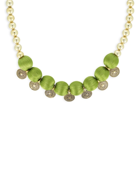 

AKSHARA Green Chocker Necklace