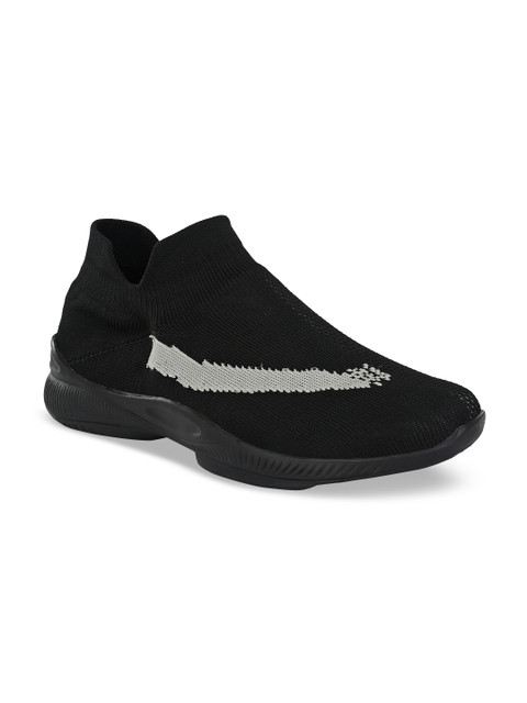 

Trendigo Men Black Slip-On Sneakers