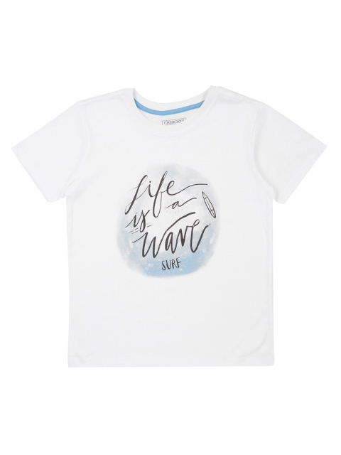 

Cherokee Boys White Printed Round Neck T-shirt