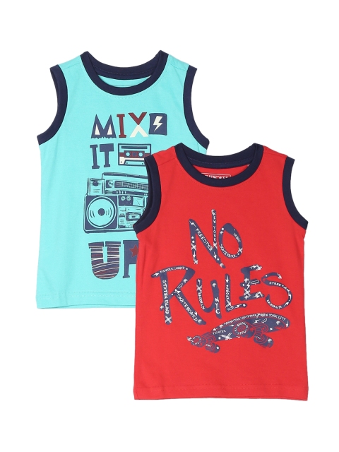 

Cherokee Boys Pack Of 2 Assorted Printed Round Neck T-shirts