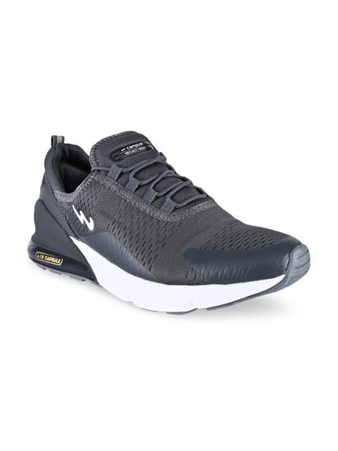 

Campus Men Grey Mesh Running Shoes