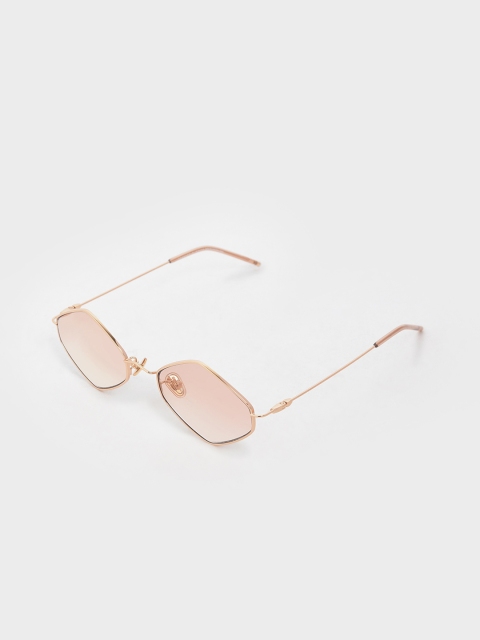 

CHARLES & KEITH Women Geometric Sunglasses, Orange