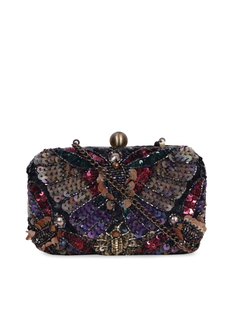 

Diwaah Multicoloured Embellished Clutch, Multi