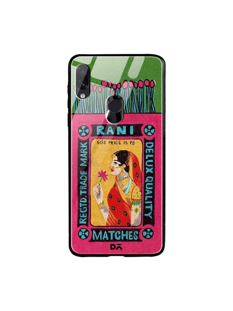 

DailyObjects Green & Pink Rani Matchbox Xiaomi Redmi Note 7 Pro Glass Case
