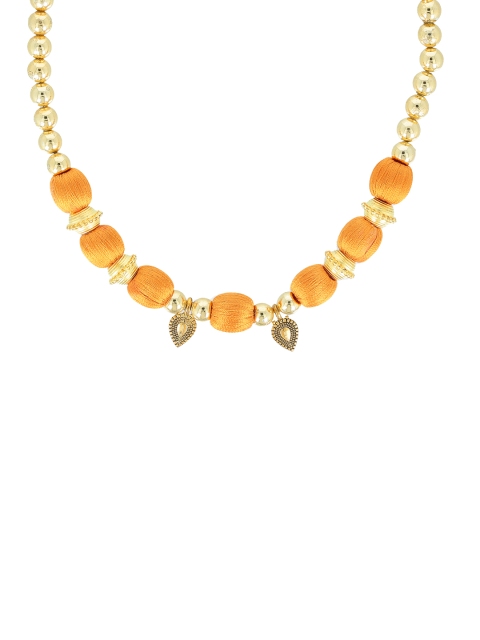 

AKSHARA Girls Gold-Toned Handcrafted Necklace