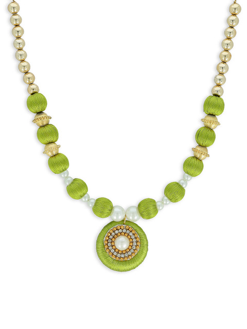 

AKSHARA Green Choker Necklace