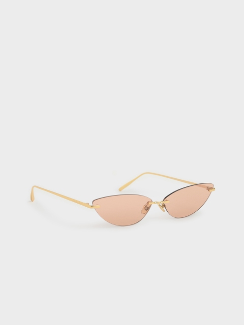 

CHARLES & KEITH Women Cateye Sunglasses CK3-91280375, Orange