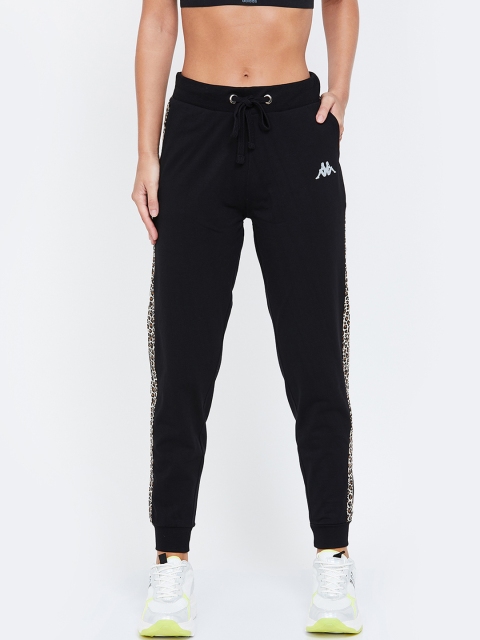 

Kappa Women Black Solid Joggers