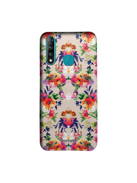 

macmerise Red & White Floral Symmetry Illustration Sublime Vivo Z1 Pro Case