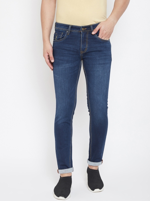 

American Archer Men Blue Skinny Fit Low-Rise Clean Look Stretchable Jeans