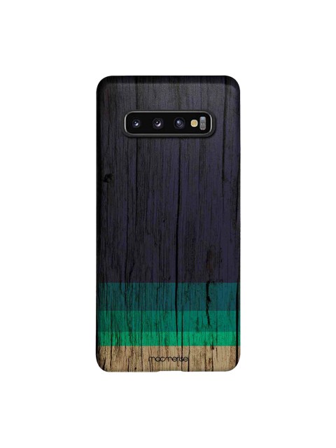 

macmerise Blue & Grey Wood Stripes Sublime Samsung Galaxy S10 Back Case