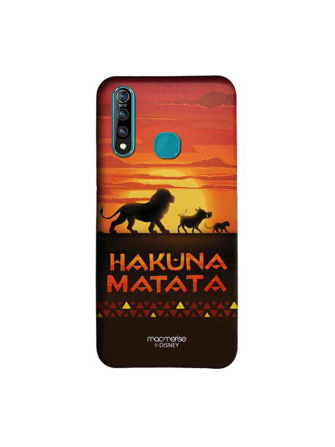 

macmerise Orange & Black DisneyHaku Matata Sublime Vivo Z1 Pro Back Cover