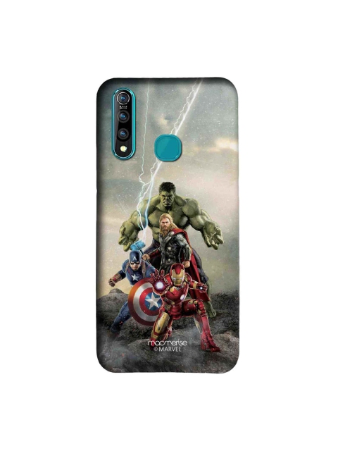 

macmerise Beige & Green Marvel Comics Time to Avenge Sublime Vivo Z1 Pro Back Cover