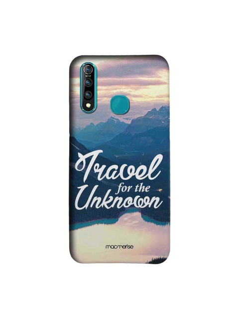 

macmerise Beige & Blue Travel For The Unknown Sublime Vivo Z1 Pro Back Cover