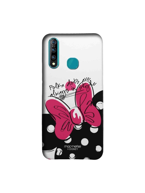 

macmerise White & Pink Disney Polka Minnie Sublime Vivo Z1 Pro Case
